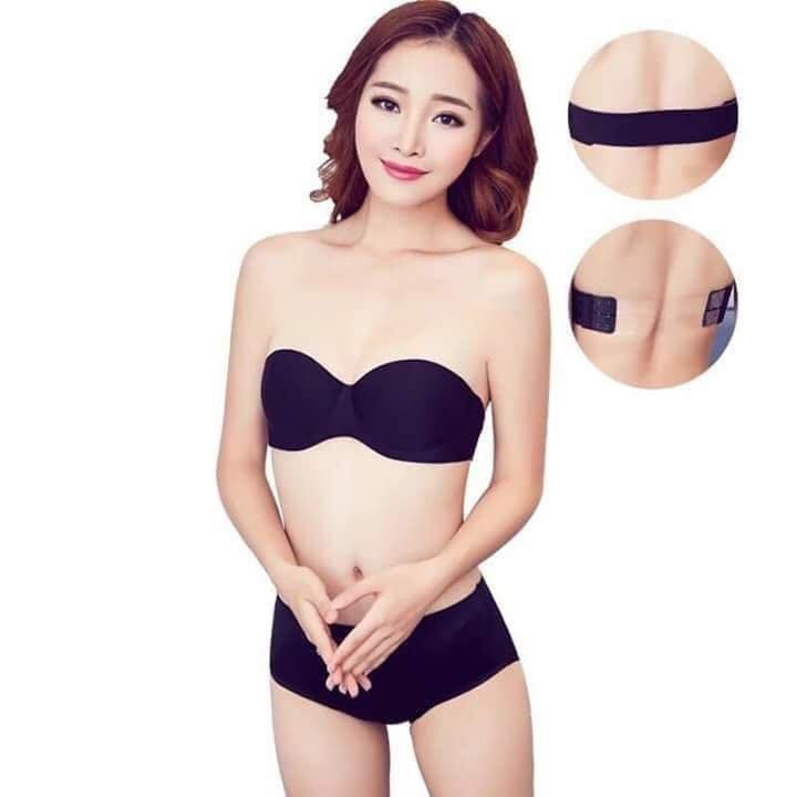 Áo lót nữ, áo ngưc nữ su đúc quây ngang không dây kèm quai trong thời trang cao cấp A218