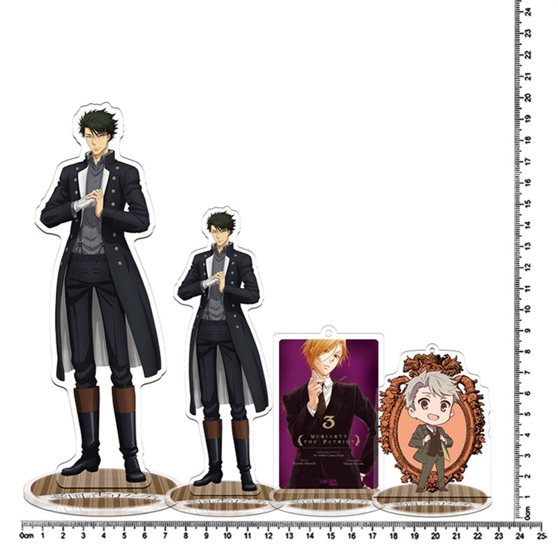 Mô Hình Nhân Vật Anime Moriarty Pollock Moran Holmes Bằng Acrylic Kích Thước 21cm Thẻ