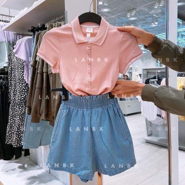Áo Polo nữ HM auth