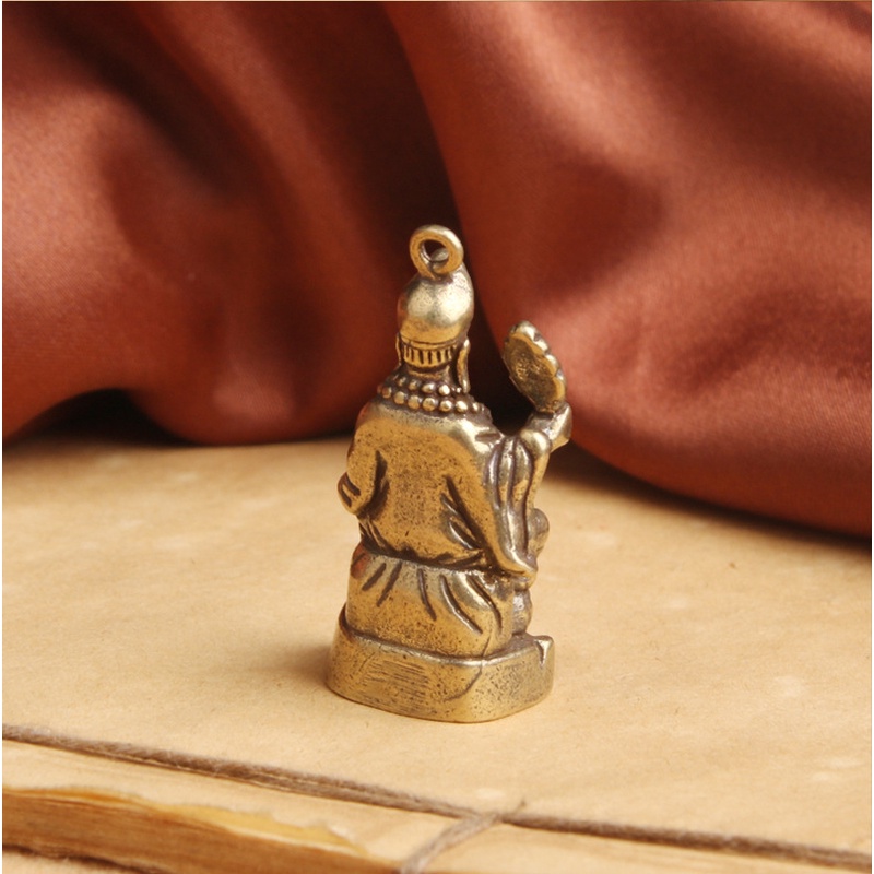 Móc khóa đồng thau độc lạ may mắn phong thủy Hình  TẾ ĐIỆN ĐẠI SƯ  may mắn phong cách sưu tầm độc đáo bền chắc.