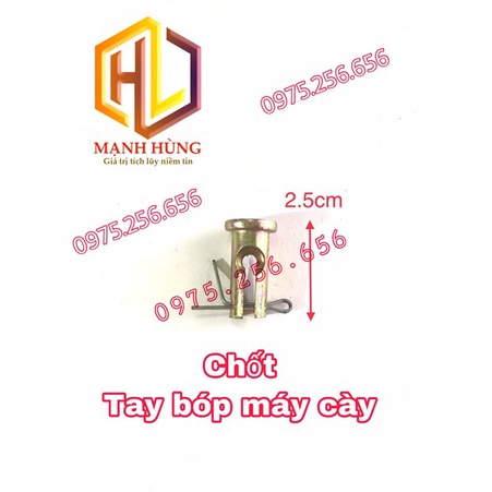 Chốt tay Bóp 173-178-186  phụ tùng máy cày