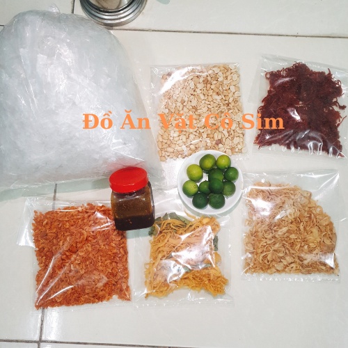 [10 NGƯỜI ĂN] Set Bánh Tráng Tự Trộn Full Topping, Bánh Tráng Trộn, Bánh Tráng Tây Ninh
