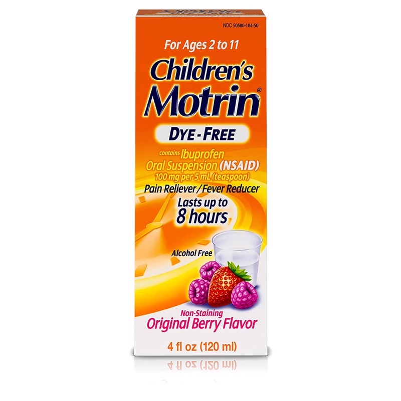 Siro  Children’s Motrin 👶🏻👧🏻của Mỹ