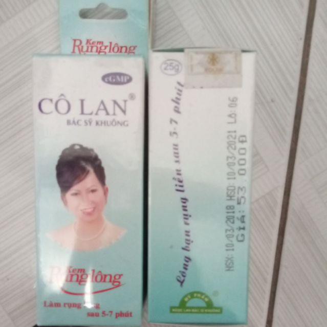 Tẩy lông Cô lan 25g