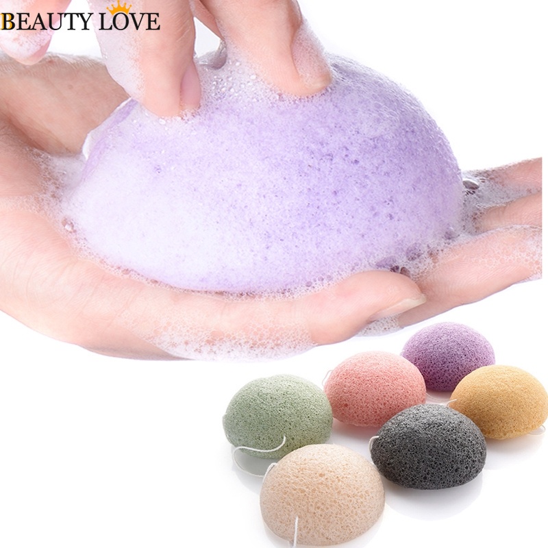 Bộ Mút Trang Điểm Konjac 6 Màu Tự Nhiên