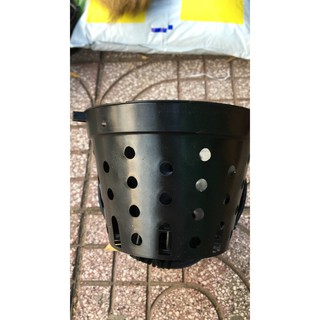 Bộ 30 chậu nhựa lỗ tròn đen đường kính 14 cm
