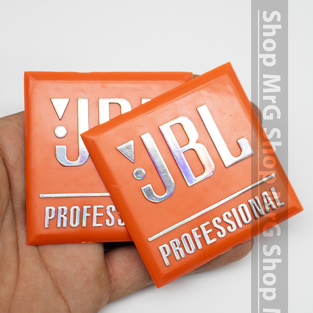 2 Tem Loa JBL Professional 6Cm Nhựa Cứng Màu Cam