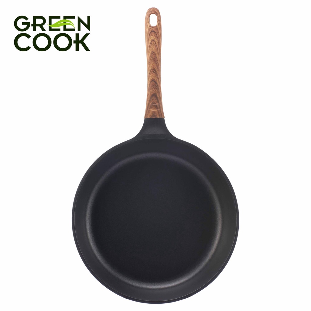 Chảo chống dính Ceramic Greencook GCP03 (Size 20-24-26-28cm) dùng được bếp từ