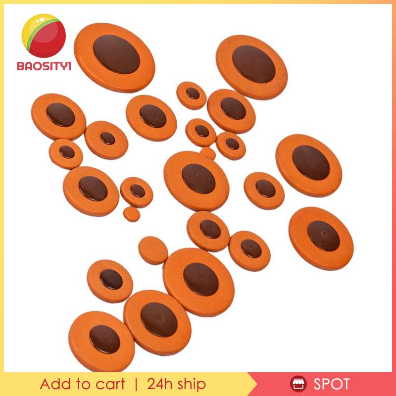 Bộ 25 miếng đệm kèn Saxophone Alto thay thế màu cam