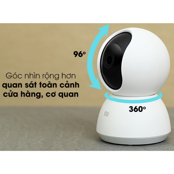 Camera Xiaomi , Camera wifi ip xoay 360 độ Xiaomi Mijia 1080p Quốc tế , bảo hành chính hãng