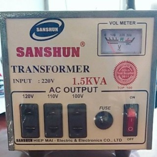Biến thế 1.5KVA- Biến áp 1.5KVA đổi điện 220V ra 100V-110V-120V