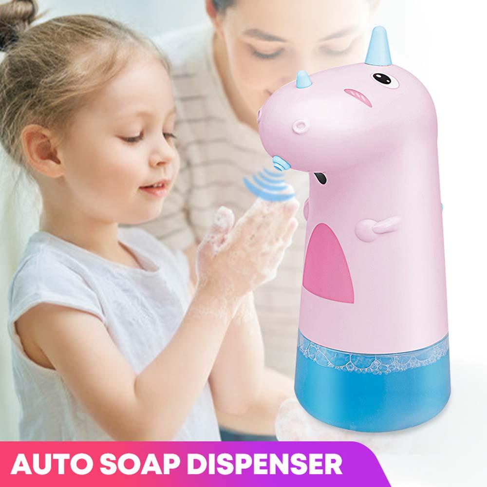 Bình Đựng Xà Phòng Rửa Tay Tạo Bọt Cảm Biến Hồng Ngoại Dành Cho Trẻ Em