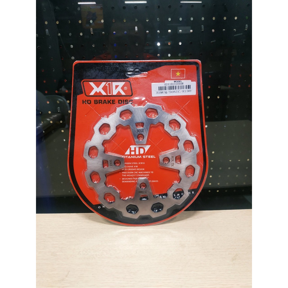 Đĩa thắng trước 295mm X1R phiên bản 2022 cho Sonic 150