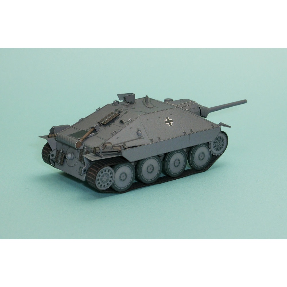 Mô hình giấy 3D  xe tank Hetzer tỉ lệ 1/72