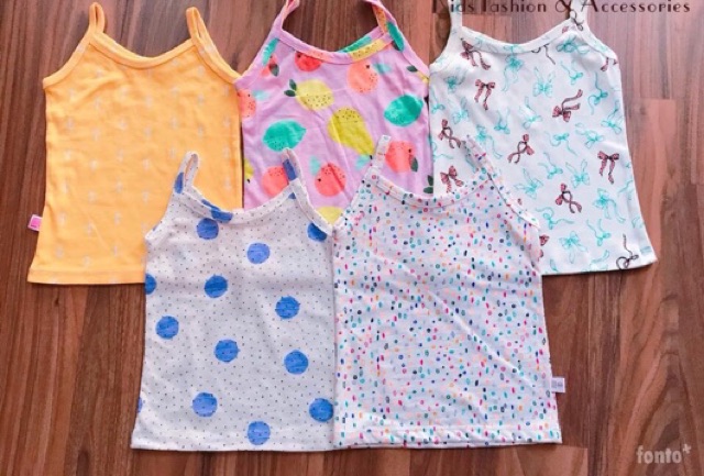 ÁO HAI DÂY BÉ GÁI CỰC ĐẸP-SET 5 CÁI-TẶNG QUÀ KHI MUA CHỈ 1 SET