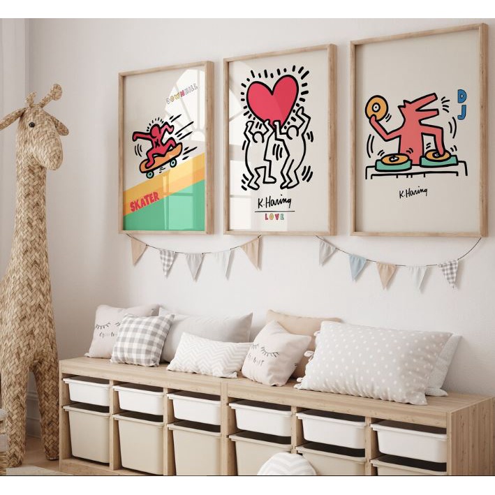 Tranh canvas treo tường trang trí phòng trẻ em MEW145