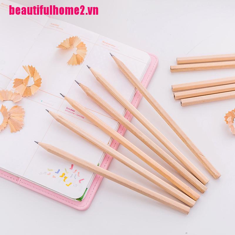 Bộ 10 bút chì bằng gỗ tự nhiên cho học sinh | BigBuy360 - bigbuy360.vn
