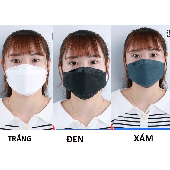 (Combo 50 cái 35k, 100 cái =65k) Khẩu trang KF94 tiêu chuẩn Hàn Quốc