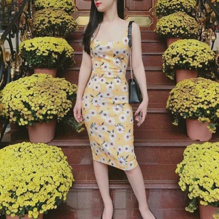 Váy hoa body Zara