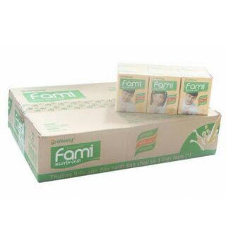 (Date 05.2021) Thùng 36 hộp Sữa Đậu Nành Fami Nguyên Chất/ Canxi 200ml.