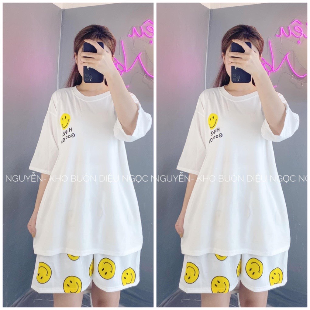 Full set bộ tay lửng mặt cười.Quần Lửng Thoáng Khí Thời Trang Xuân Hè 2022 - ZADOLA FASHION