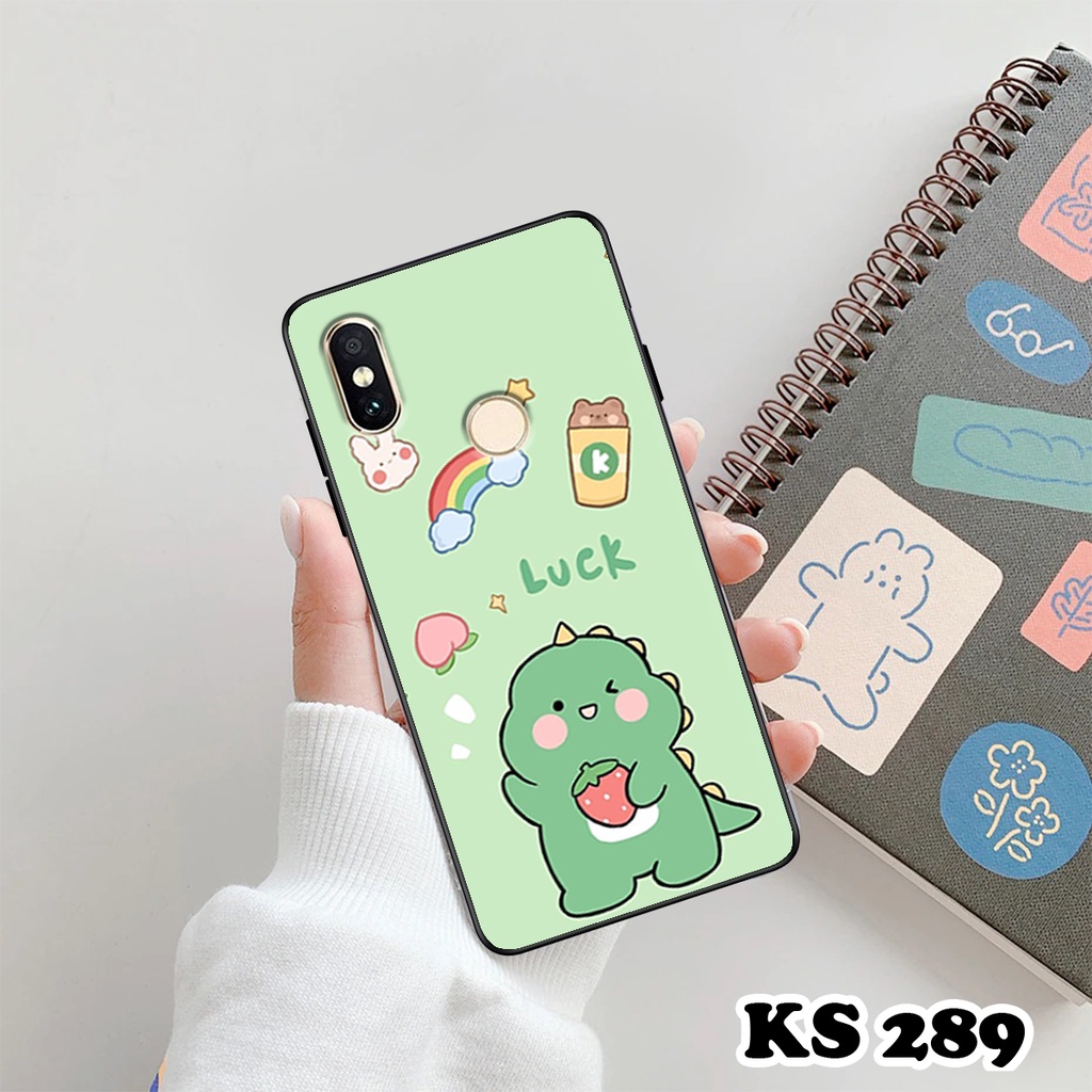 Ốp lưng Xiaomi Mi A1 - Xiaomi Mi A2 - Xiaomi Mi A2 Lite - Ốp in hình khủng long,dinosaur dễ thương