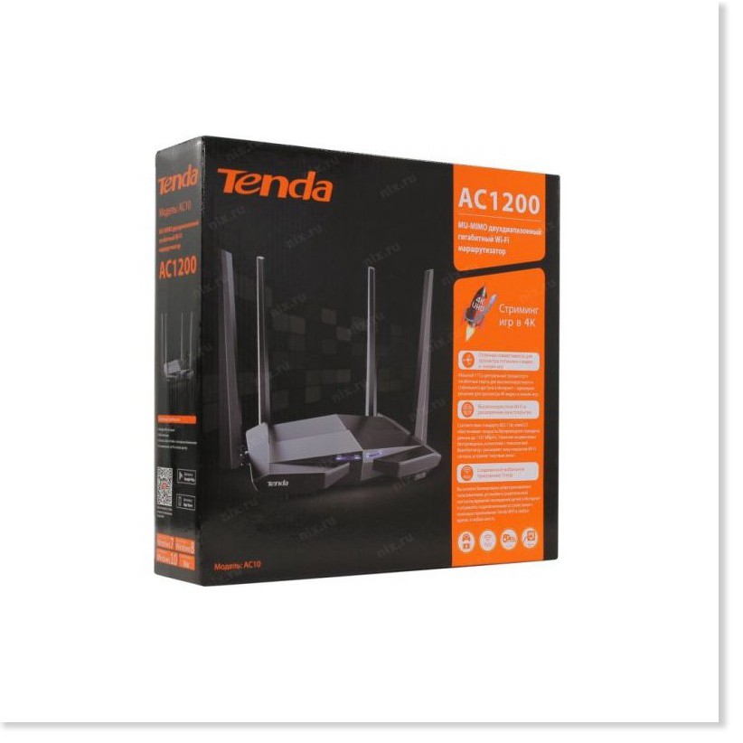 [Mã 154ELSALE2 giảm 7% đơn 300K] Thiết Bị Phát Wifi Tenda AC10U Chuẩn AC1200 - MrPhukien