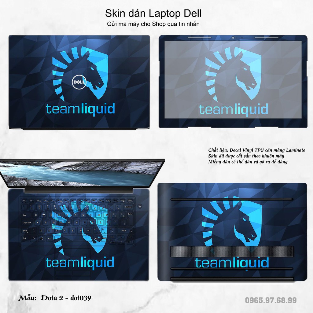 Skin dán Laptop Dell in hình Dota 2 nhiều mẫu 7 (inbox mã máy cho Shop)