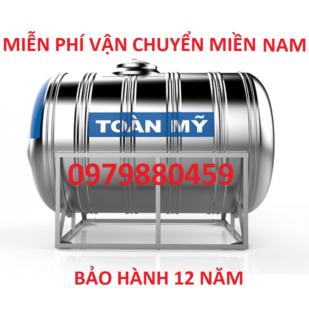 Bồn nước nằm, tec nước Toàn mỹ SUS304, bảo hành 12năm