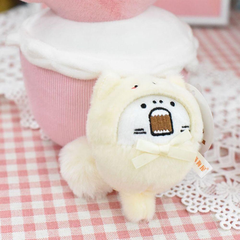 Móc Khóa Hình Cá Mập Nhồi Bông 10cm Dễ Thương