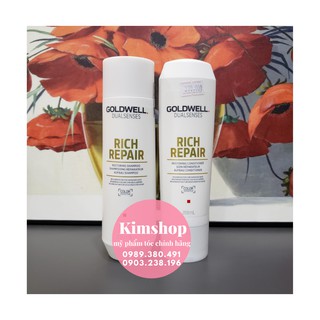 Dầu gội xả phục hồi GOLDWELL RICH REPAIR ( 250ml - 200ml )