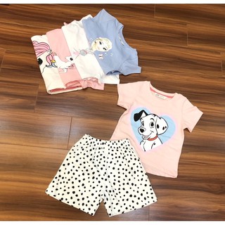 [ẢNH THẬT]Bộ cộc cotton bé gái HM Elsa, Pony