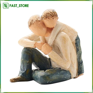 Tượng Trang Trí Nội Thất Hình Gia Đình Phong Cách Bắc Âu