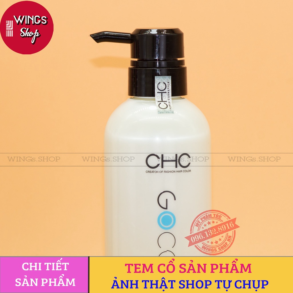 Cặp Gội Xả CHC Gocolor Hàn Quốc 500ML | Siêu Phục Hồi, Giữ màu, Giảm Rụng Và Trẻ Hoá Tóc | Wings Shop