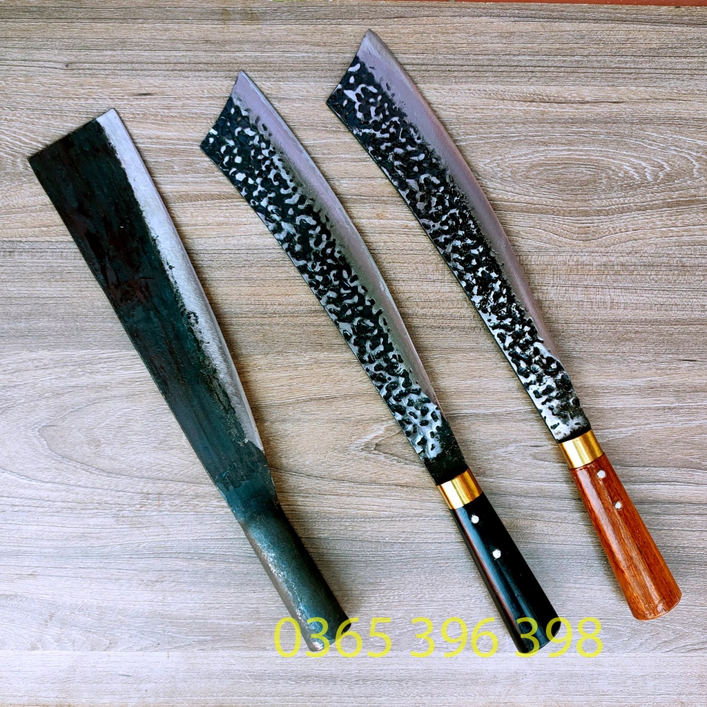 Dao phát cây, chặt củi, đi rừng, dùng trong nông lâm nghiệp, cán liền, thép nhíp 100% , HÀNG XỊN