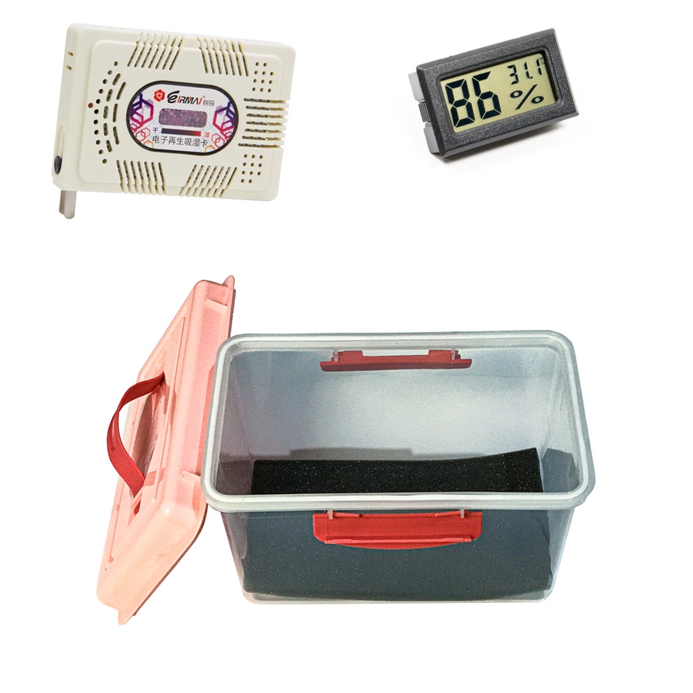 Combo hộp chống ẩm máy ảnh, flycam 3 lít