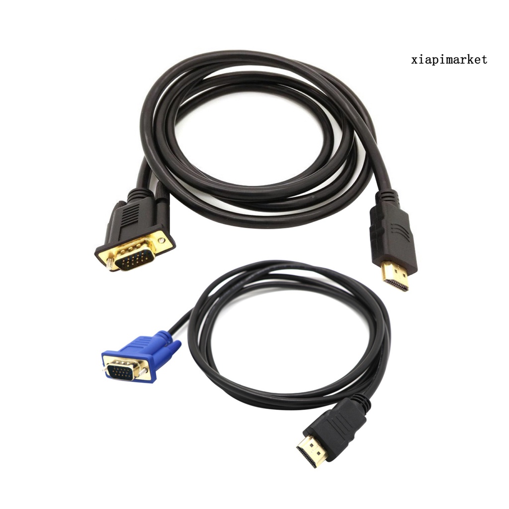 Dây Cáp Chuyển Đổi 1.8m 1080p Hdmi Sang Vga Cho Pc Dvd Hdtv | BigBuy360 - bigbuy360.vn