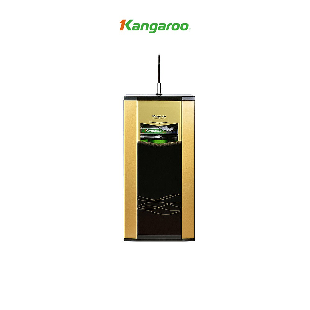 Thiết bị lọc nước Kangaroo RO, 9 lõi Omega model KG110A vỏ tủ VTU màu vàng (kèm carton)