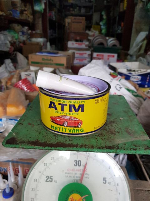 Bả matit vàng ATM 2 thành phần