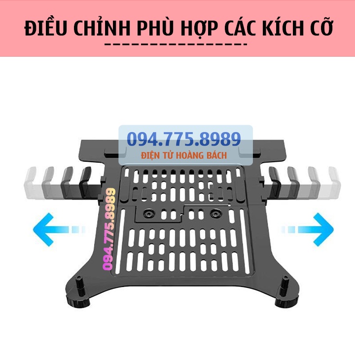 FP2 / #Giá Đỡ Kẹp Laptop 10 - 17 Inch - Model: NB FP2 [ Lắp Đặt Được Với NB F80 / NB F160 / NB H100 / NB H180 ]