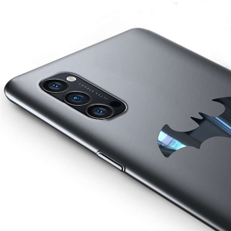 Ốp Điện Thoại Kim Loại Mỏng Mặt Nhám Chống Trượt Hình Dơi Cho OPPO Reno 4 Pro OPPO Reno 4
