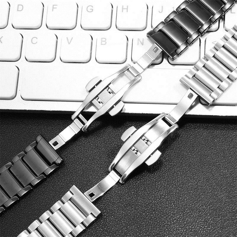 （Bolanxun） Huawei B5 vòng đeo tay bằng gốm watchband b5 thể thao chống thấm nước thông minh kinh doanh bằng kim loại khô