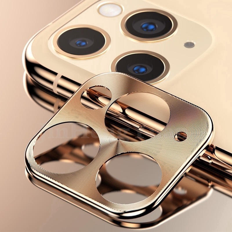 Khung kim loại bảo vệ ống kính máy ảnh cho iPhone 11 11Pro 11Promax