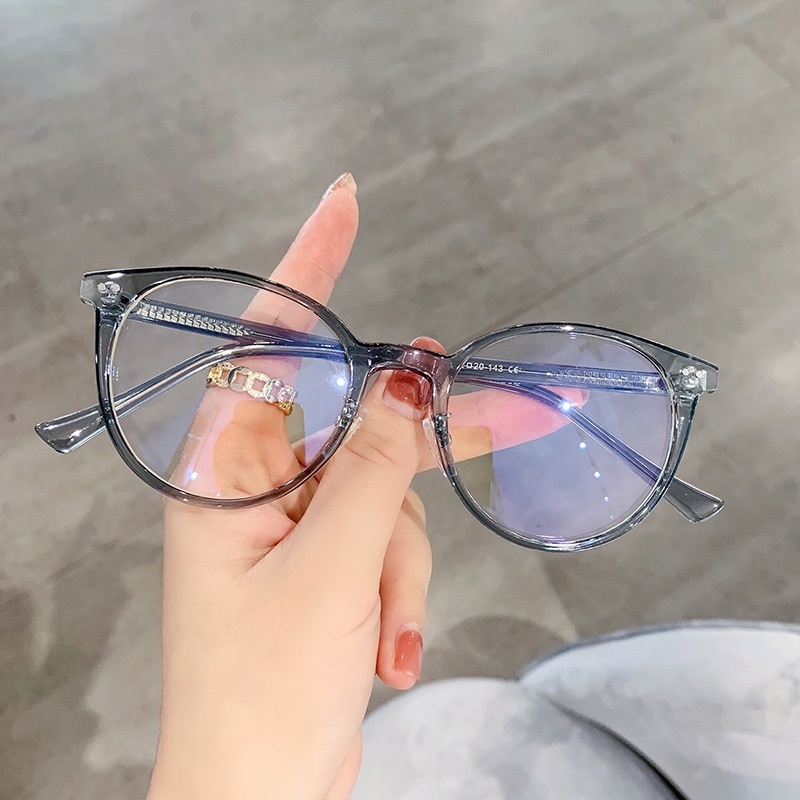 Gọng kính cận VIENDO mắt mèo đổi màu chống ánh sáng xanh chống tia UV thời trang cao cấp cho nam nữ(có thể cắt cận thị ống kính)