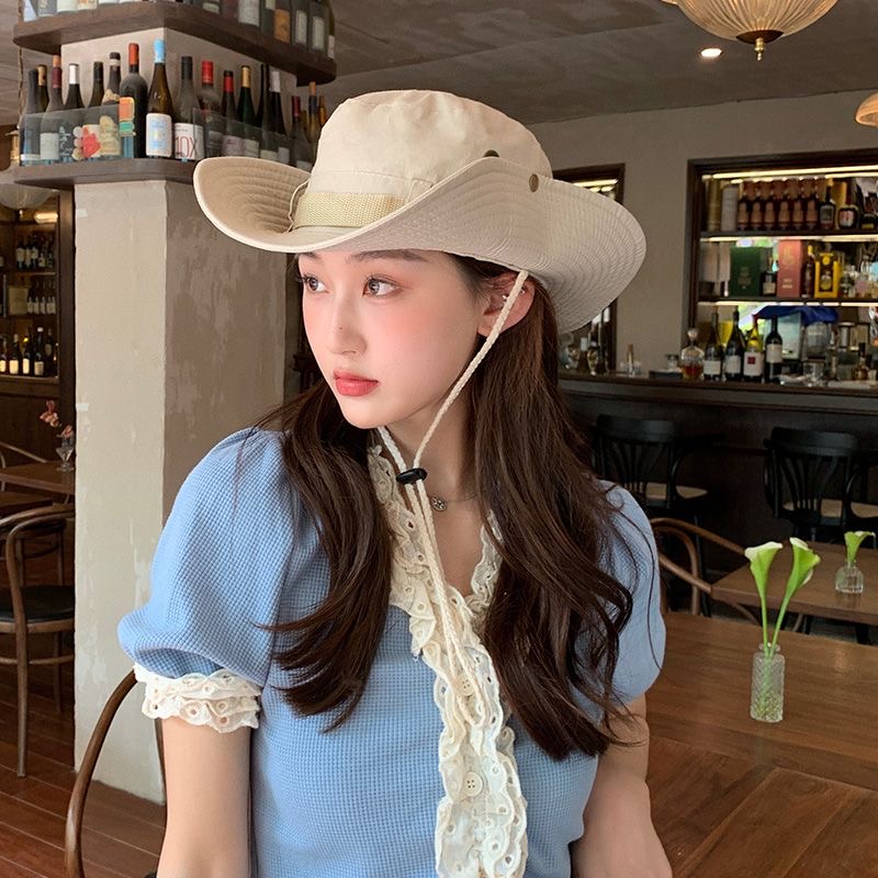 Nón Vành Chống Nắng Có Dây Đeo Tiện Lợi Cho Nam Nữ