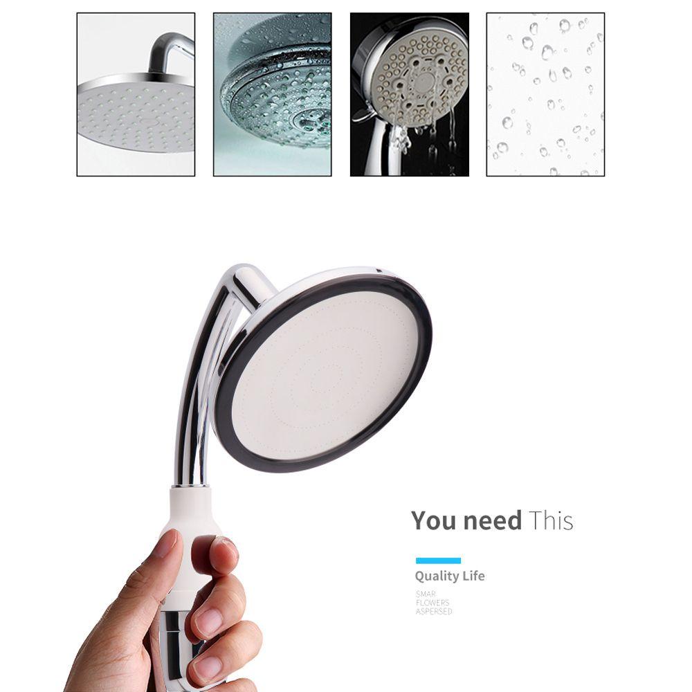 LEISURE Đầu Vòi Hoa Sen Lớn Bằng Chrome Mạnh Mẽ Cho Nhà Tắm