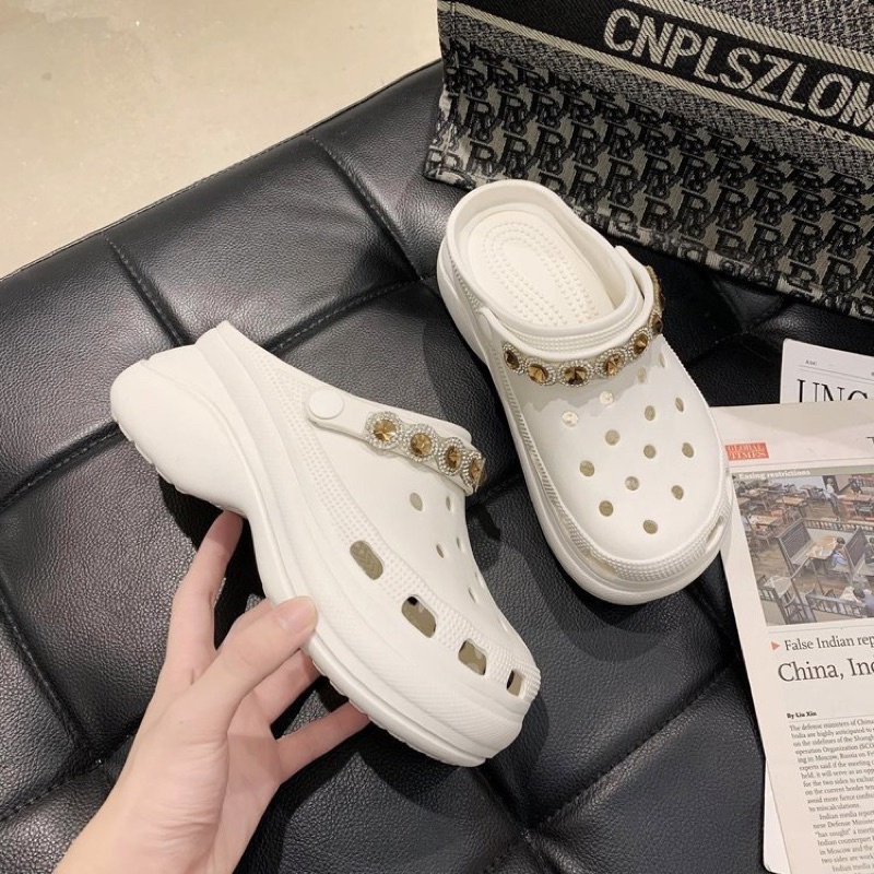 Dép sục nữ Cross Sandal đế cao