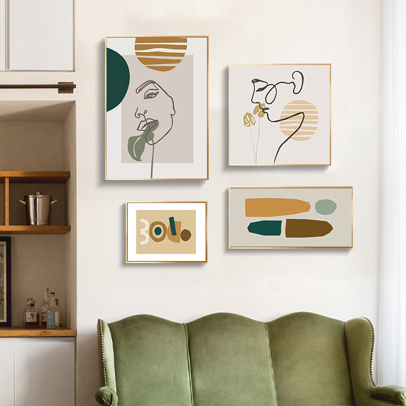 Tranh vải bạt treo tường trang trí nội thất bắt mắt