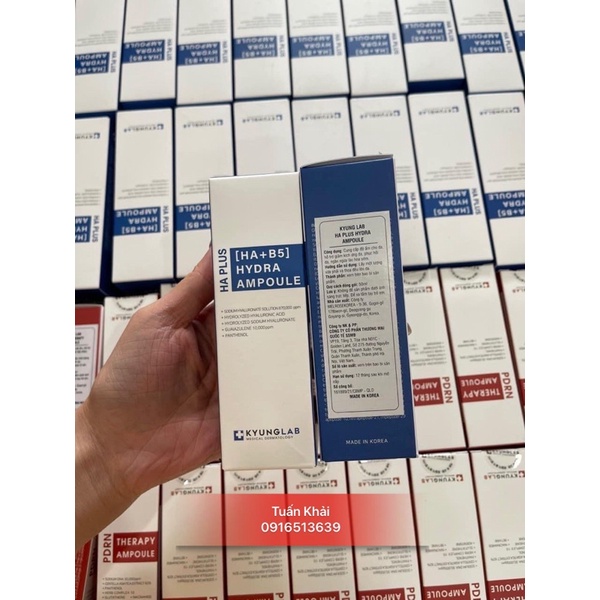 Serum HA B5 Hydra Kyung Lab Ampoule cấp ẩm căng bóng trắng da 50ml - Hàn Quốc