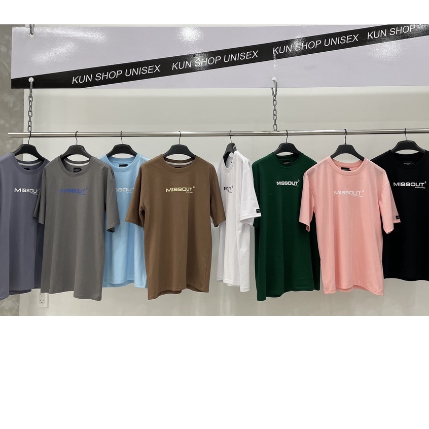 Áo thun Missout basic ss5 nam nữ full tag áo thun tay lỡ nam nữ miss out ss5